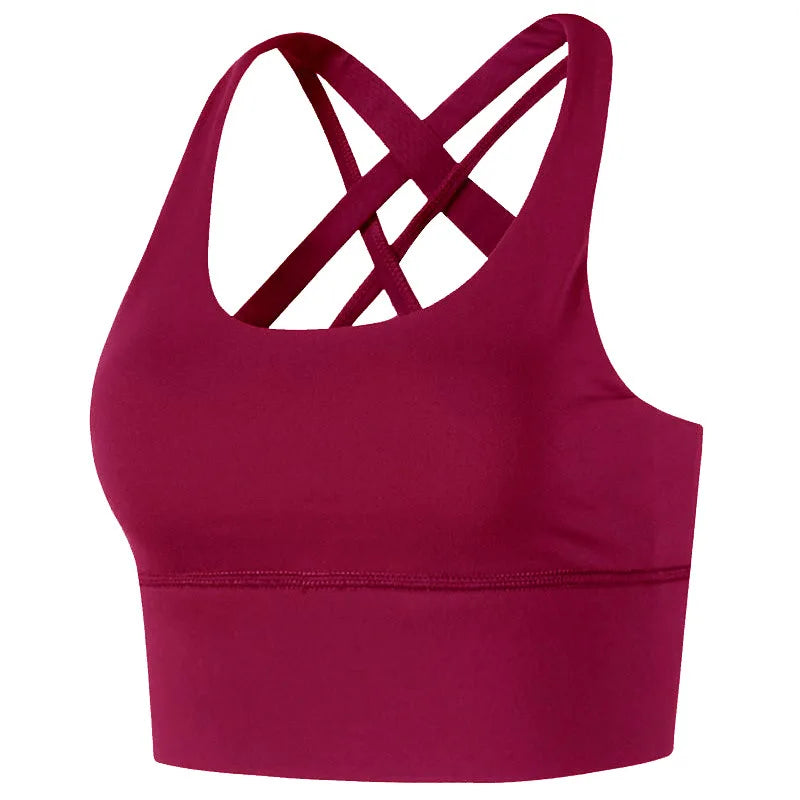 High Impact Women's Sports Bra with Back Closure