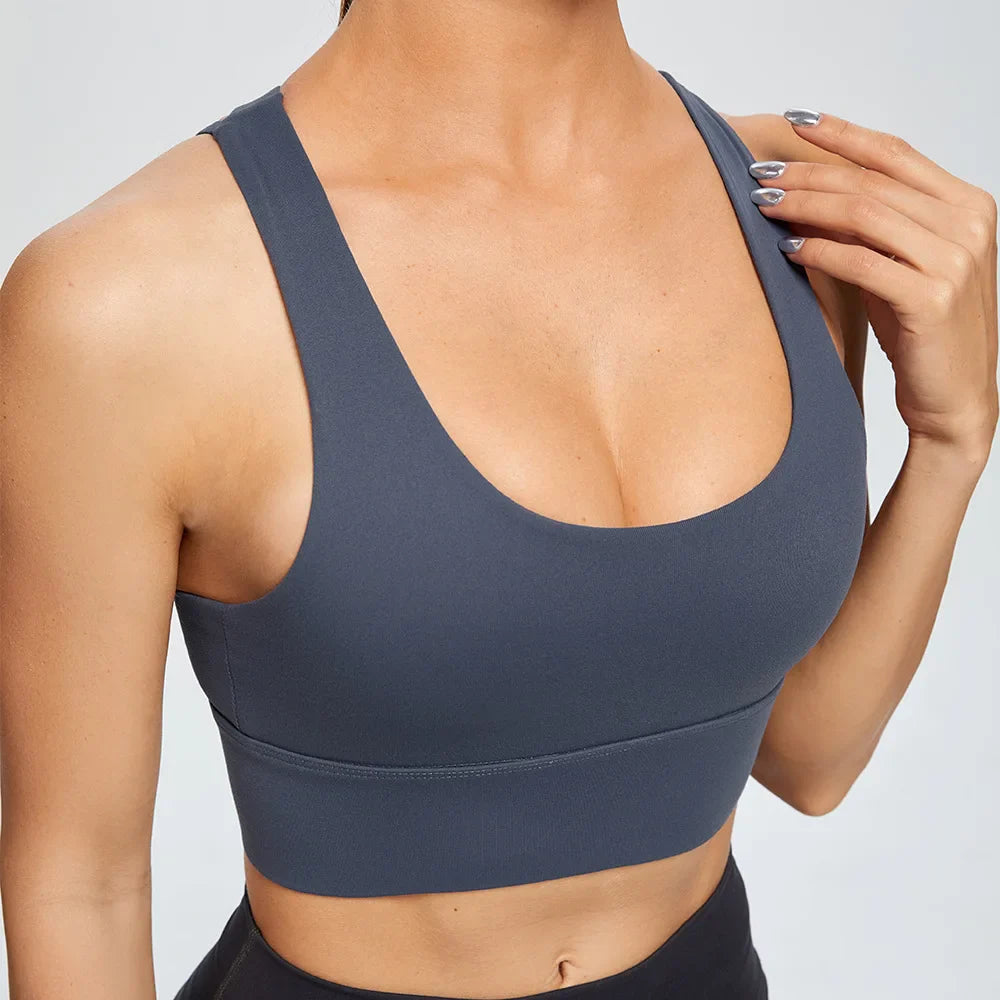 High Impact Women's Sports Bra with Back Closure